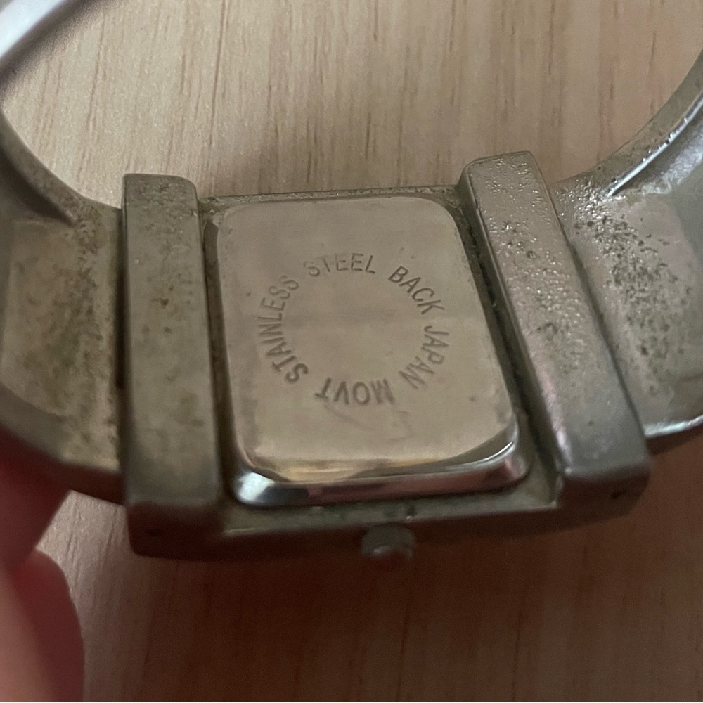 silver cuff watch - Picture 2 of 3